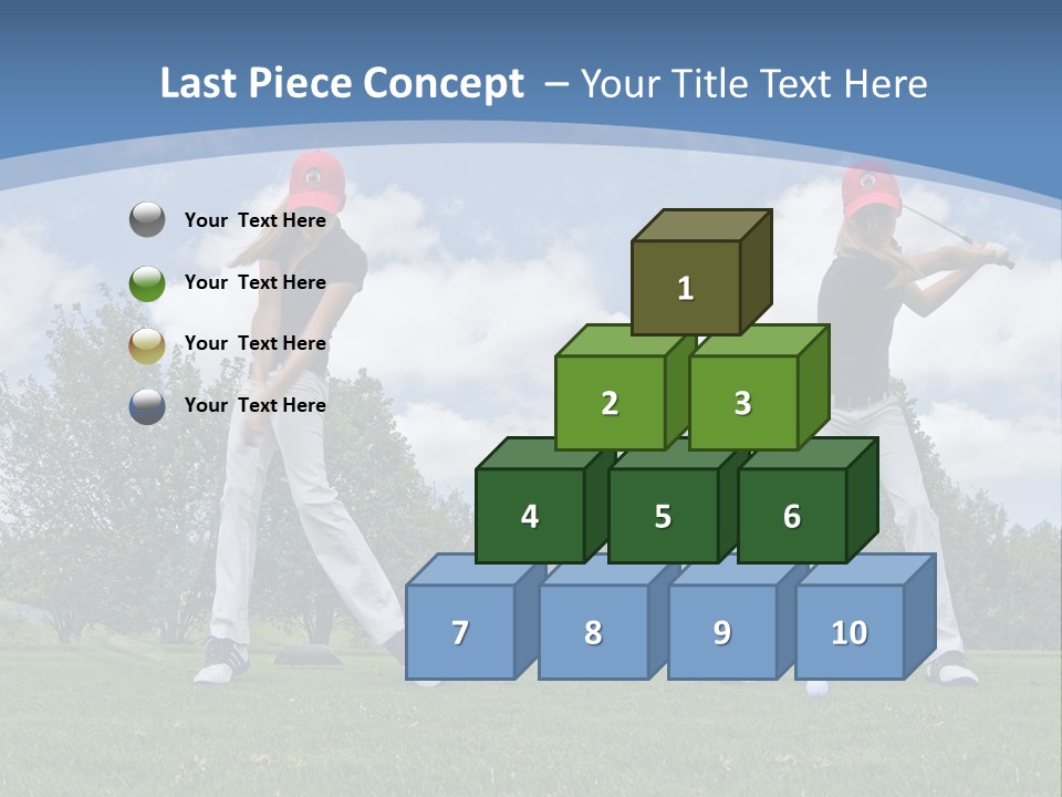 Sportive Sport Girl PowerPoint Template