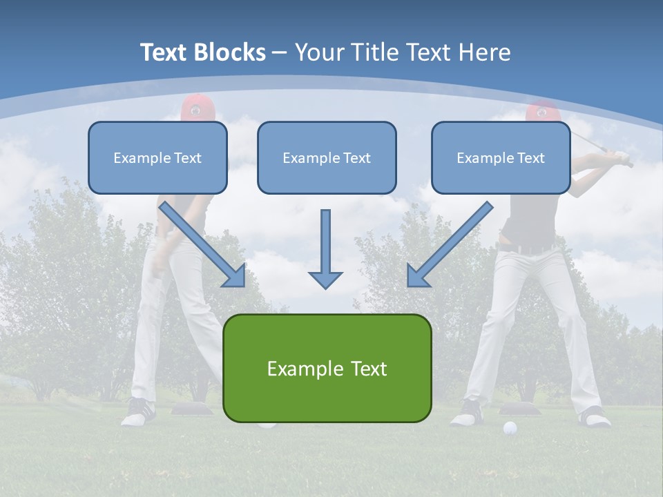 Sportive Sport Girl PowerPoint Template