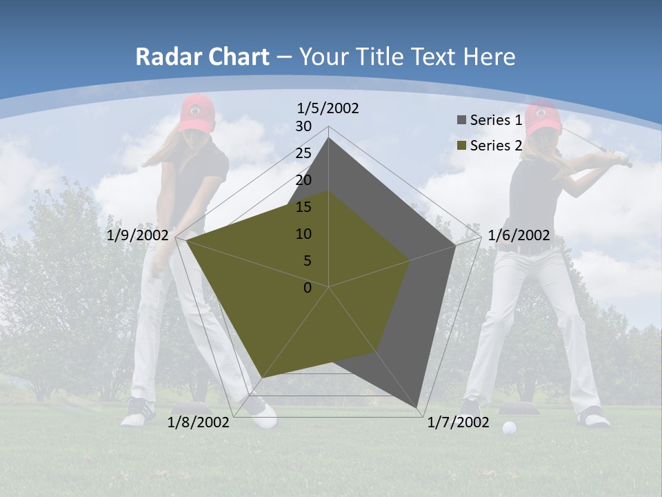 Sportive Sport Girl PowerPoint Template