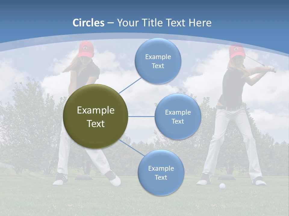 Sportive Sport Girl PowerPoint Template