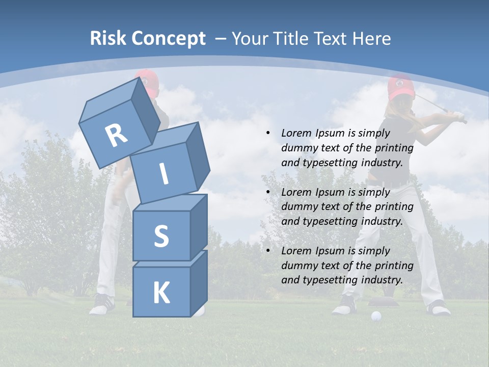 Sportive Sport Girl PowerPoint Template