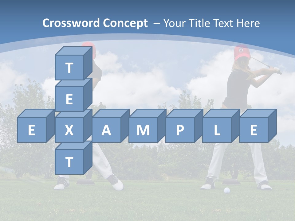 Sportive Sport Girl PowerPoint Template