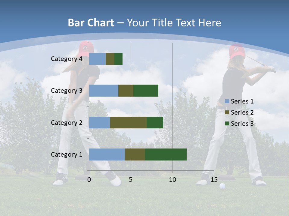 Sportive Sport Girl PowerPoint Template