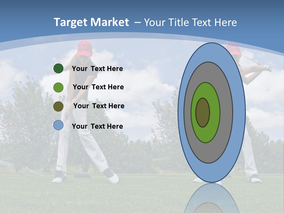 Sportive Sport Girl PowerPoint Template