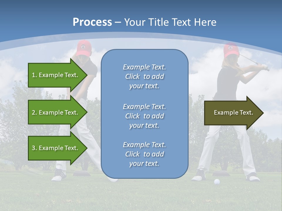 Sportive Sport Girl PowerPoint Template