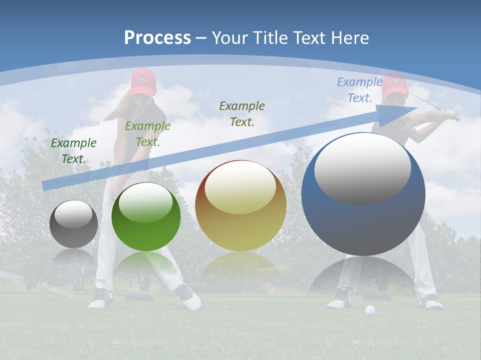 Sportive Sport Girl PowerPoint Template