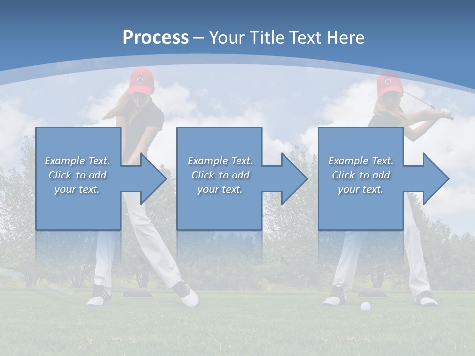 Sportive Sport Girl PowerPoint Template