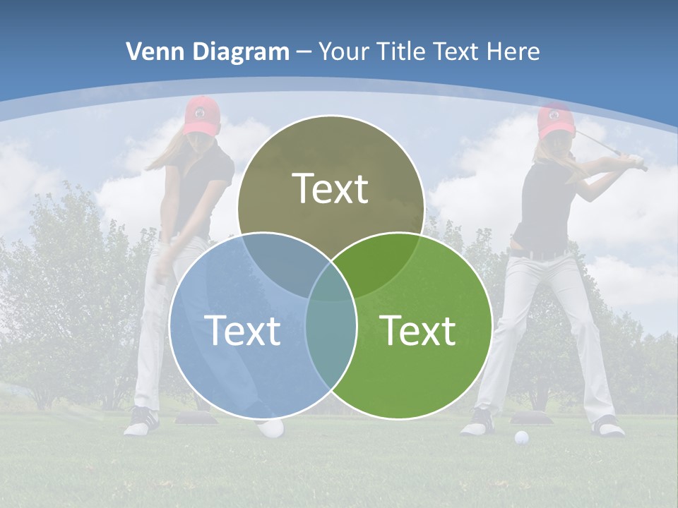 Sportive Sport Girl PowerPoint Template