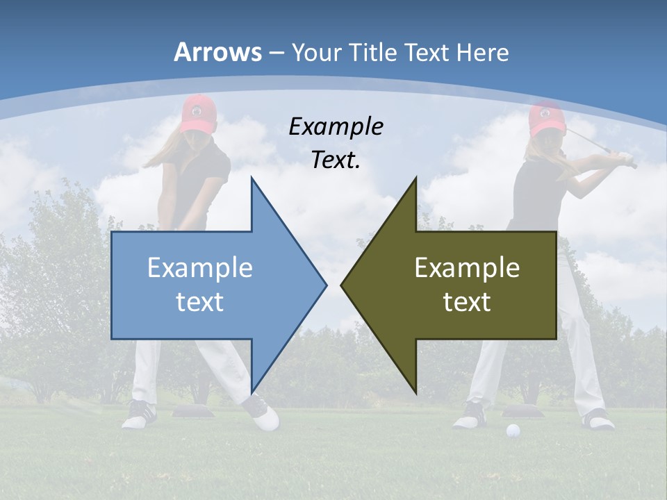 Sportive Sport Girl PowerPoint Template