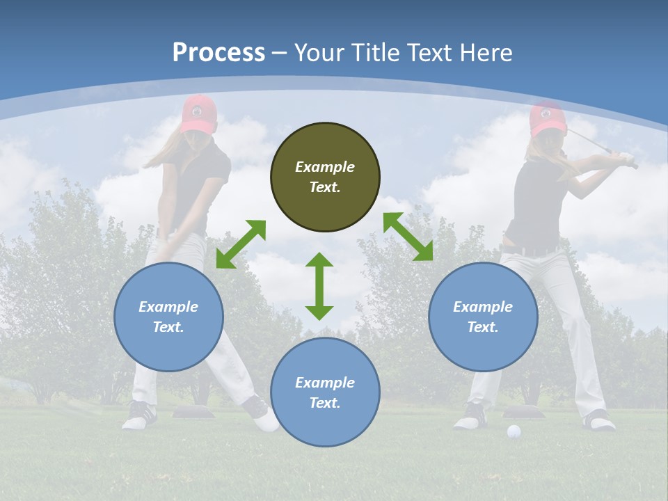 Sportive Sport Girl PowerPoint Template