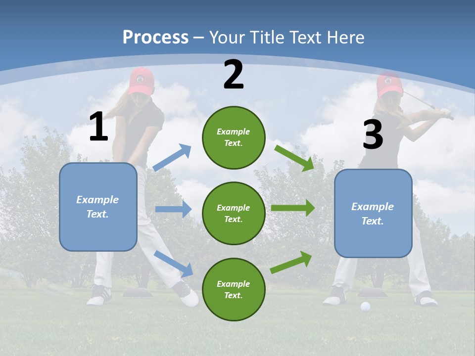 Sportive Sport Girl PowerPoint Template