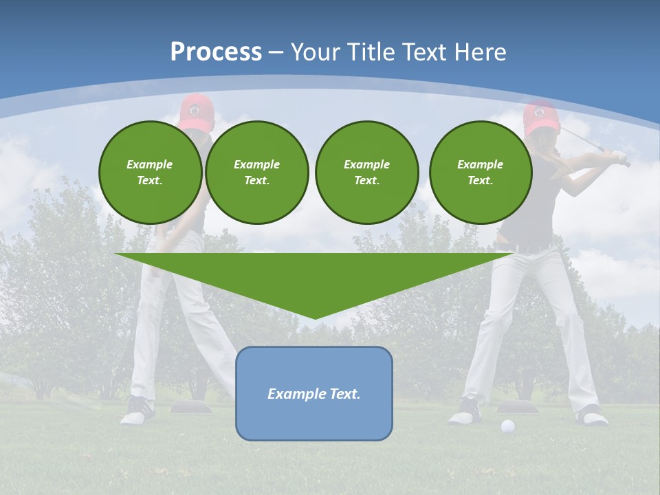 Sportive Sport Girl PowerPoint Template