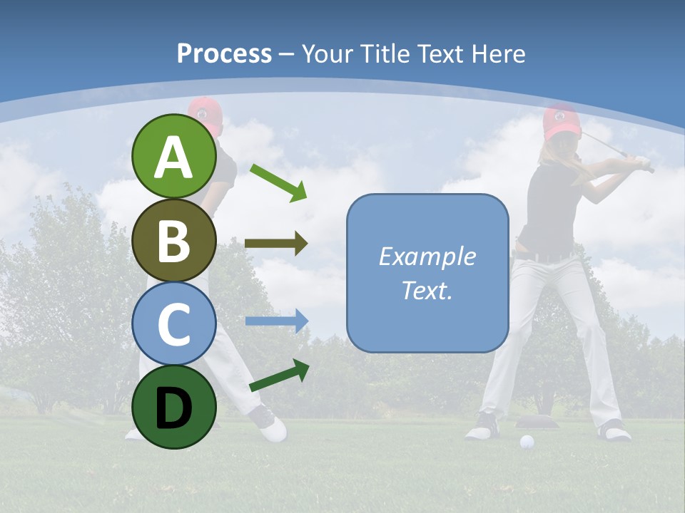 Sportive Sport Girl PowerPoint Template