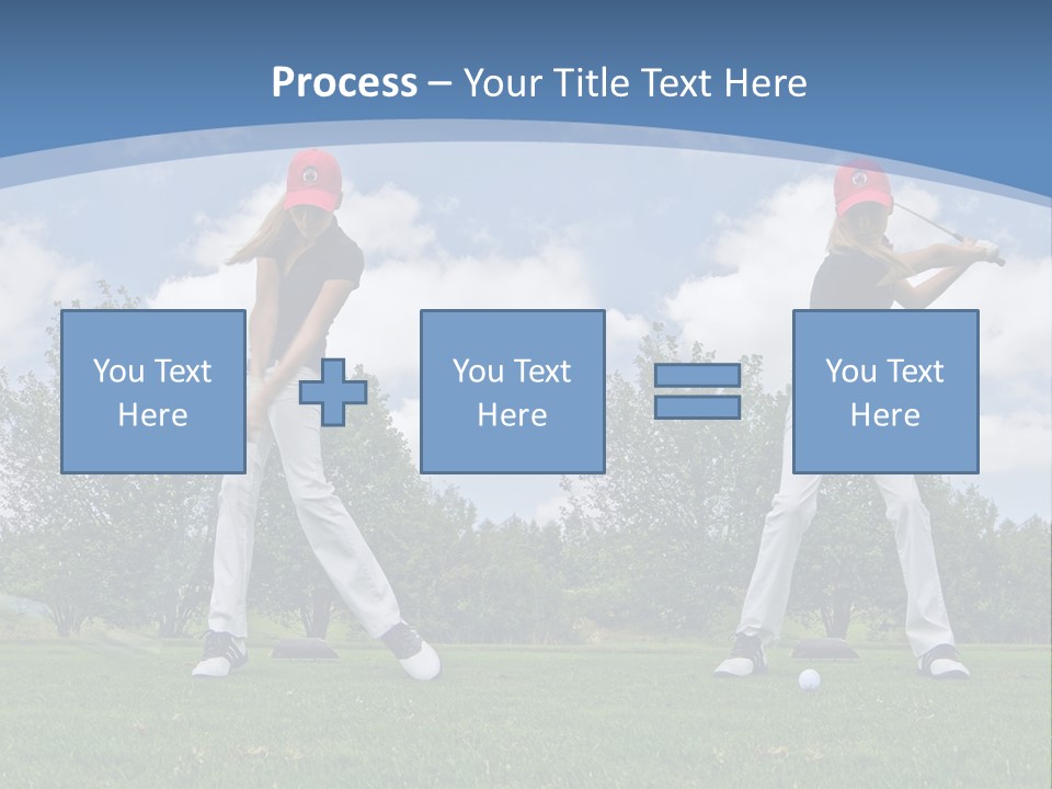 Sportive Sport Girl PowerPoint Template