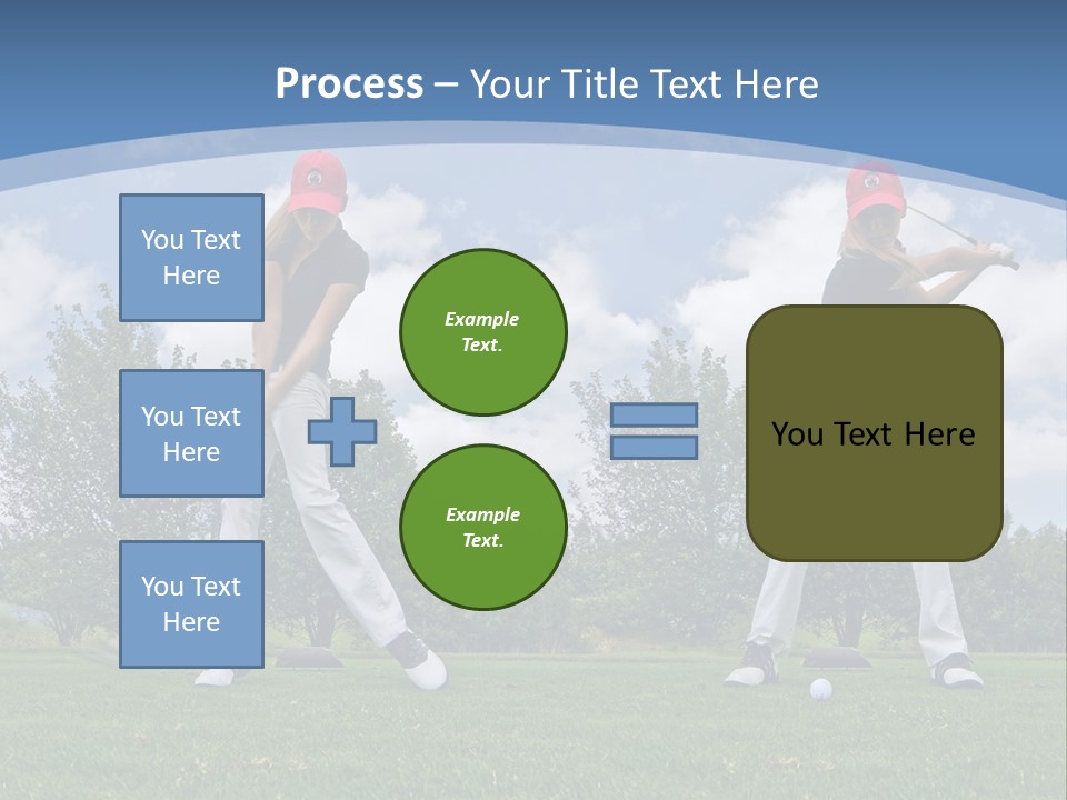 Sportive Sport Girl PowerPoint Template