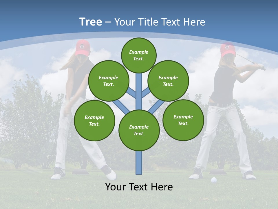 Sportive Sport Girl PowerPoint Template