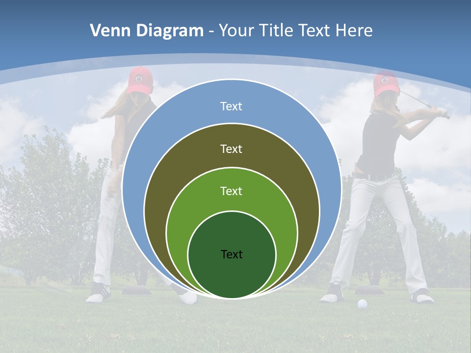 Sportive Sport Girl PowerPoint Template