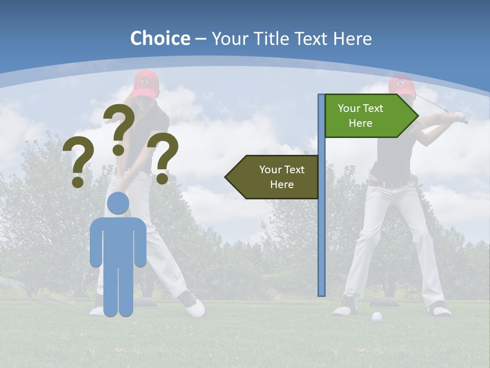 Sportive Sport Girl PowerPoint Template