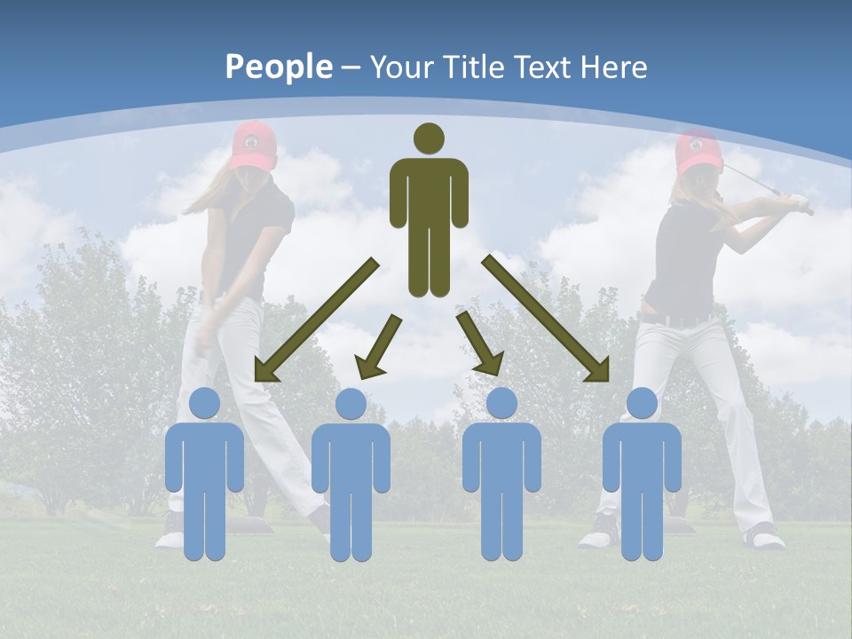 Sportive Sport Girl PowerPoint Template