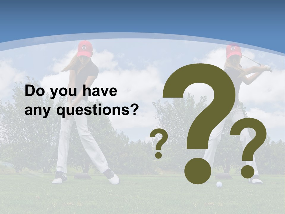 Sportive Sport Girl PowerPoint Template