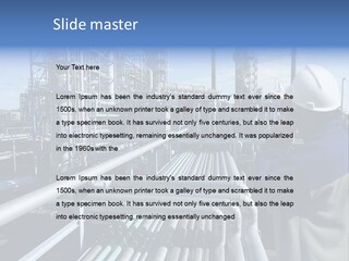 Steel Fuelstorage Petrochemical PowerPoint Template