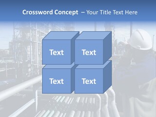 Steel Fuelstorage Petrochemical PowerPoint Template