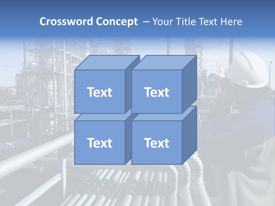 Steel Fuelstorage Petrochemical PowerPoint Template