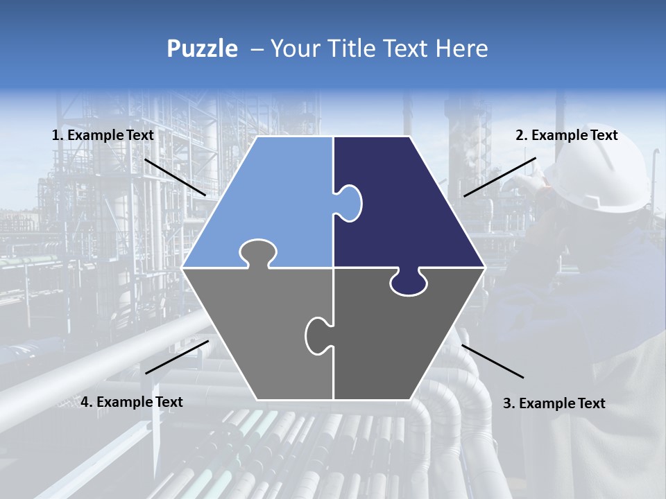 Steel Fuelstorage Petrochemical PowerPoint Template
