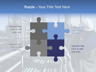 Steel Fuelstorage Petrochemical PowerPoint Template