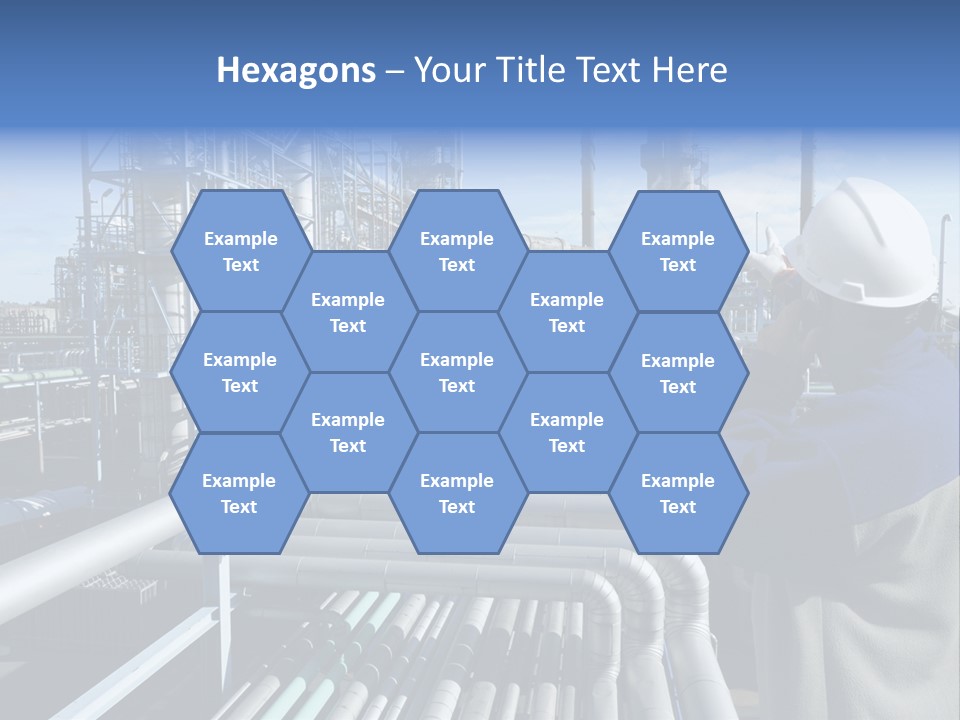 Steel Fuelstorage Petrochemical PowerPoint Template