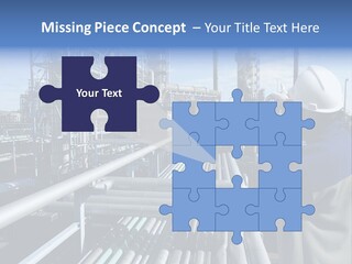 Steel Fuelstorage Petrochemical PowerPoint Template