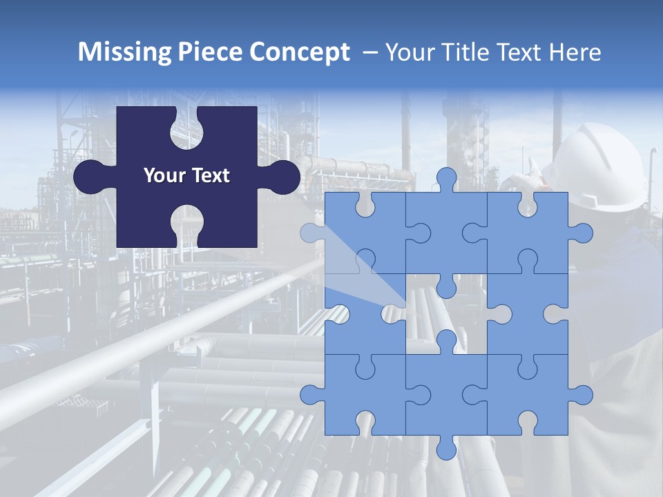 Steel Fuelstorage Petrochemical PowerPoint Template