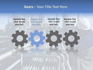 Steel Fuelstorage Petrochemical PowerPoint Template