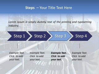 Steel Fuelstorage Petrochemical PowerPoint Template