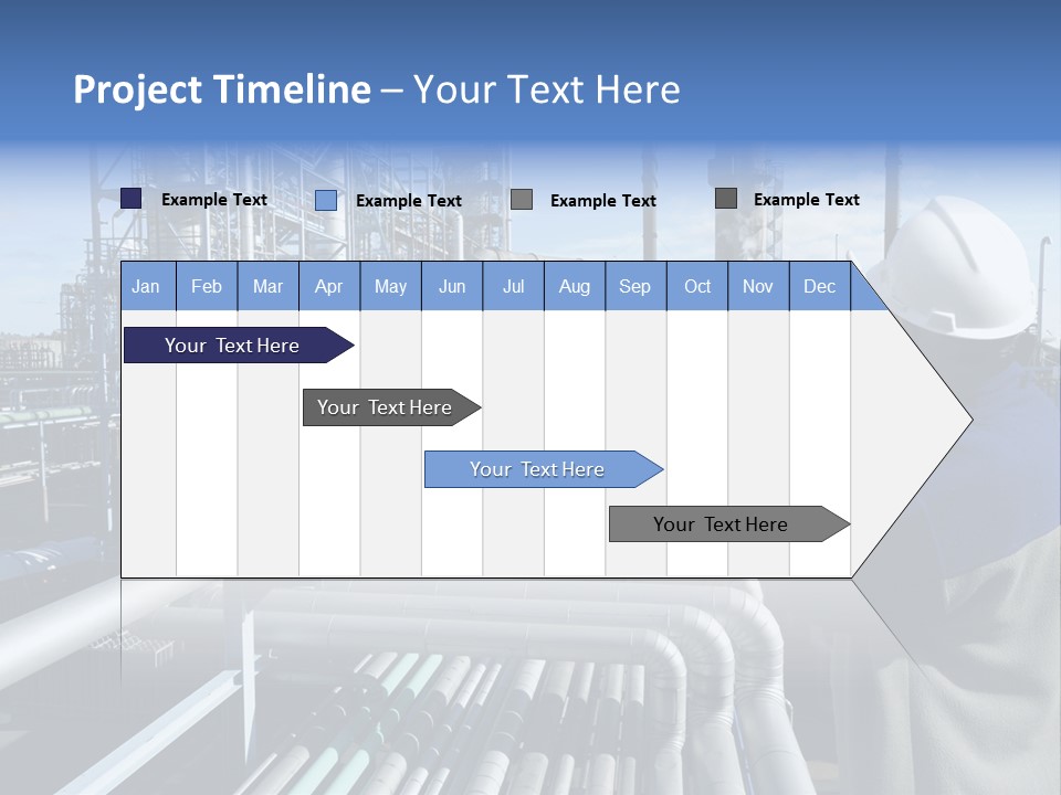 Steel Fuelstorage Petrochemical PowerPoint Template