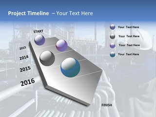 Steel Fuelstorage Petrochemical PowerPoint Template