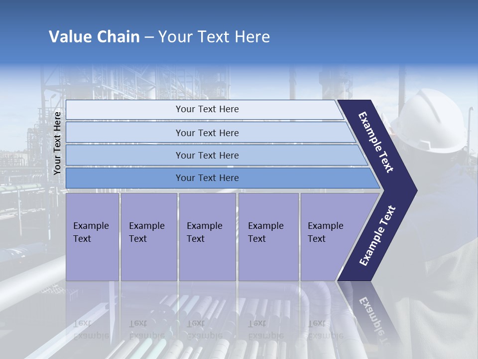 Steel Fuelstorage Petrochemical PowerPoint Template