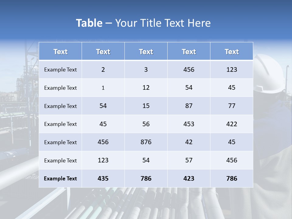 Steel Fuelstorage Petrochemical PowerPoint Template