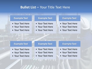 Steel Fuelstorage Petrochemical PowerPoint Template