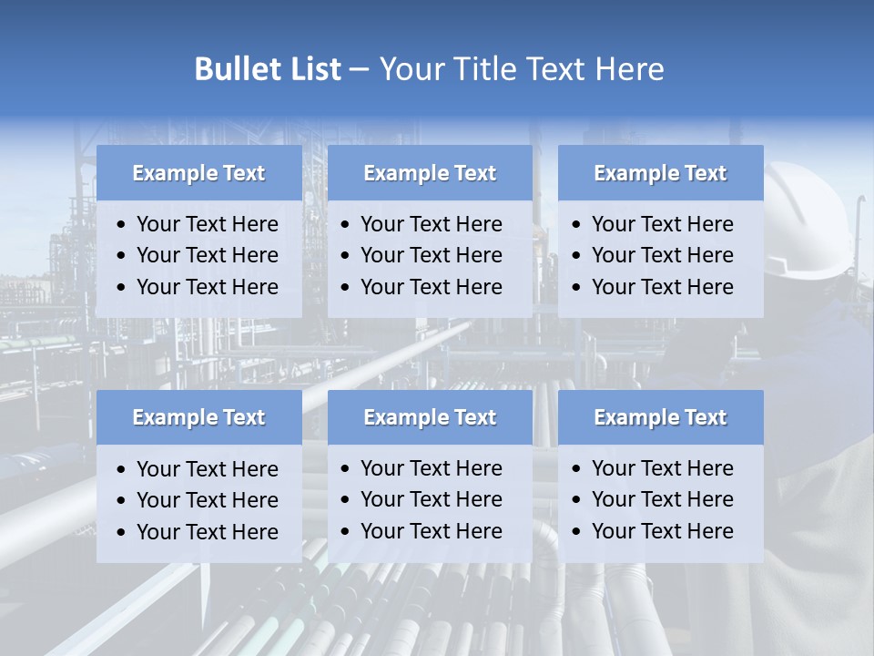 Steel Fuelstorage Petrochemical PowerPoint Template