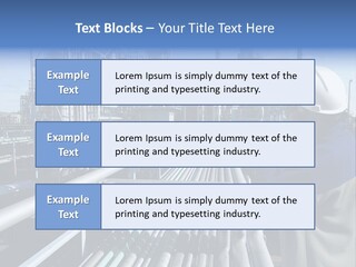 Steel Fuelstorage Petrochemical PowerPoint Template