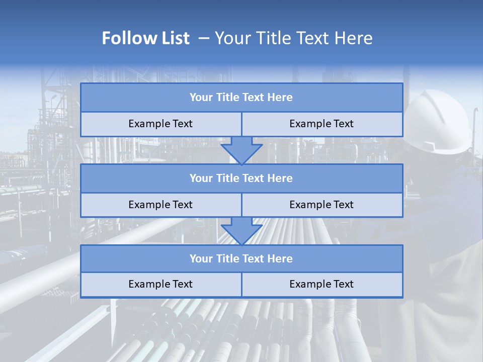 Steel Fuelstorage Petrochemical PowerPoint Template