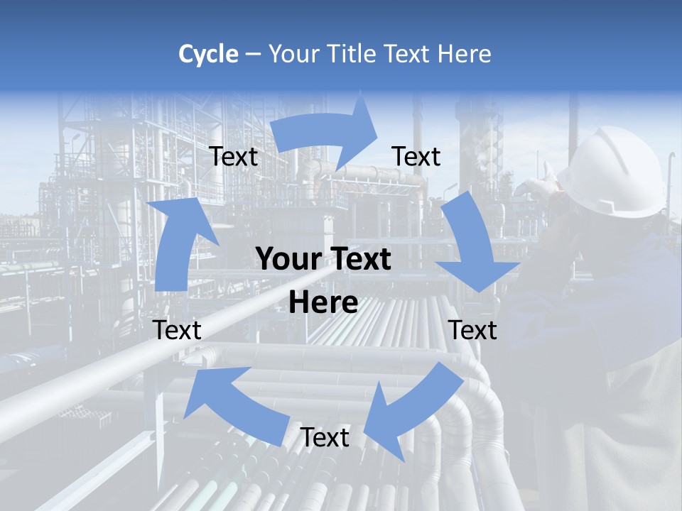Steel Fuelstorage Petrochemical PowerPoint Template