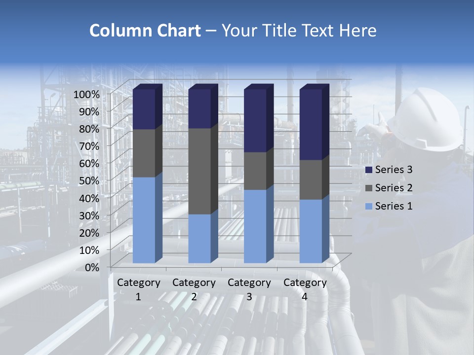 Steel Fuelstorage Petrochemical PowerPoint Template