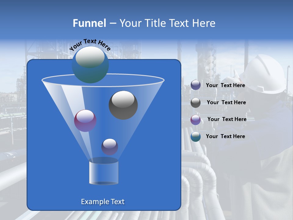Steel Fuelstorage Petrochemical PowerPoint Template