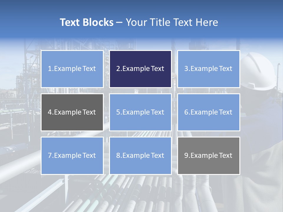 Steel Fuelstorage Petrochemical PowerPoint Template