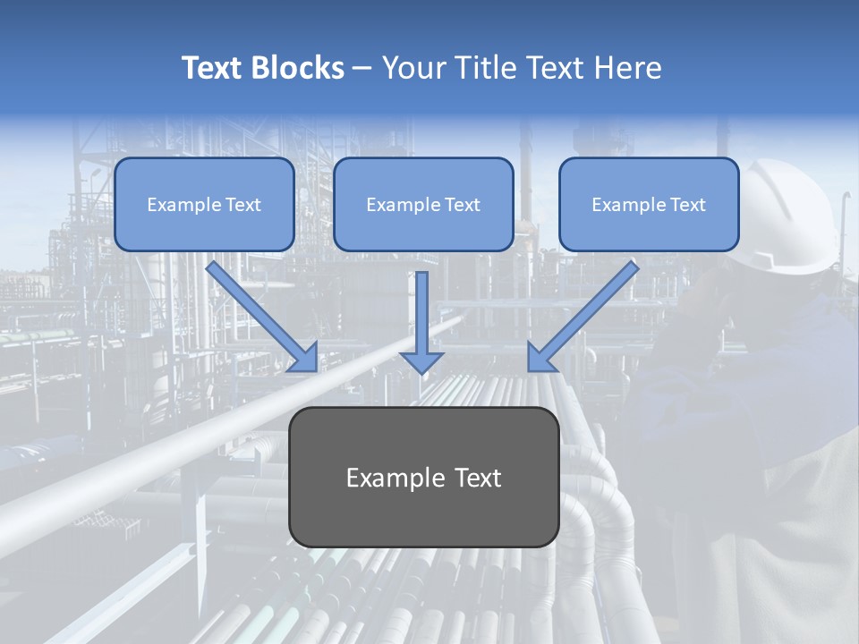 Steel Fuelstorage Petrochemical PowerPoint Template