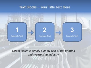 Steel Fuelstorage Petrochemical PowerPoint Template