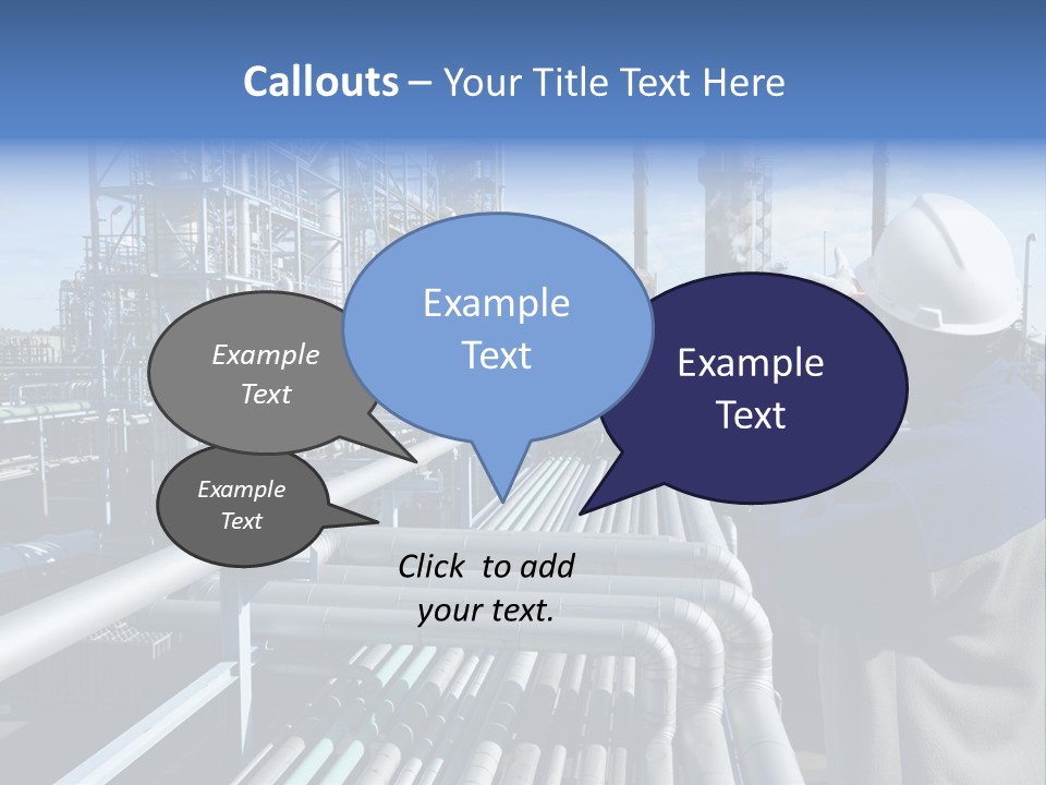 Steel Fuelstorage Petrochemical PowerPoint Template