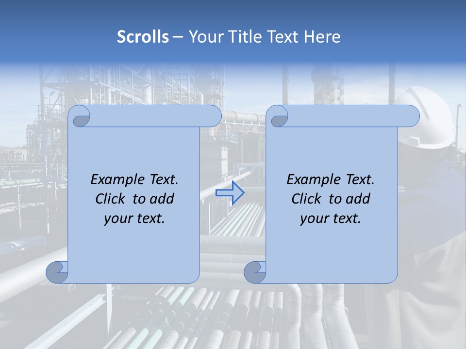 Steel Fuelstorage Petrochemical PowerPoint Template